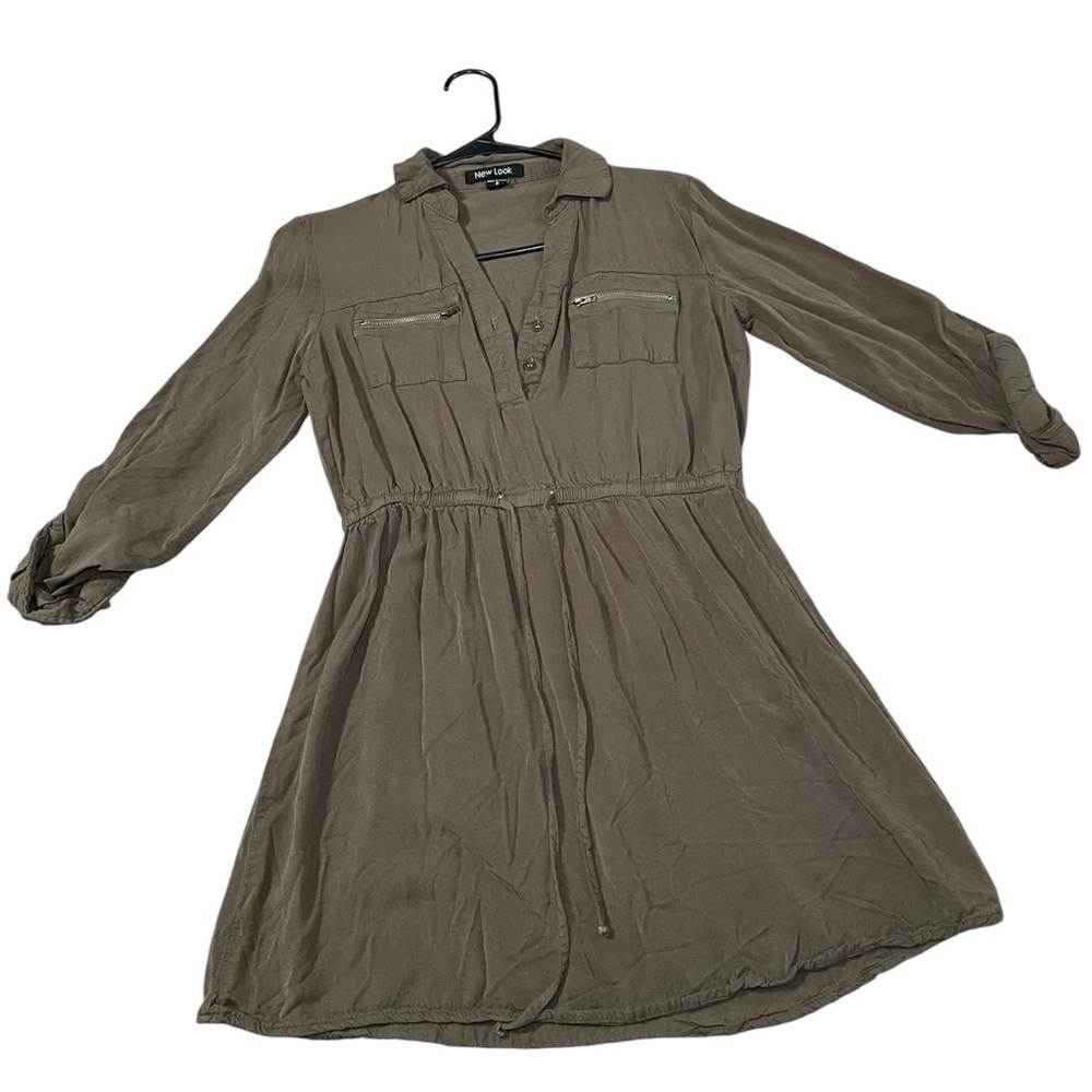 Green Cargo Dress